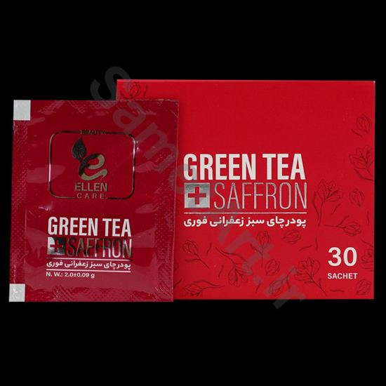 عصاره-چای-سبز-زعفرانی-فوری-الن-بیوتی-بسته-30-عددی