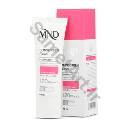 کرم-ضد-آفتاب-فیزیکی-با-فاکتور-حفاظتی-20-spf-20-ام-ان-دی-مناسب-پوست-حساس