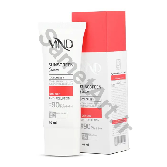 کرم-ضد-آفتاب-با-فاکتور-حفاظتی-90-spf-90-بی-رنگ-ام-ان-دی-مناسب-پوست-خشک