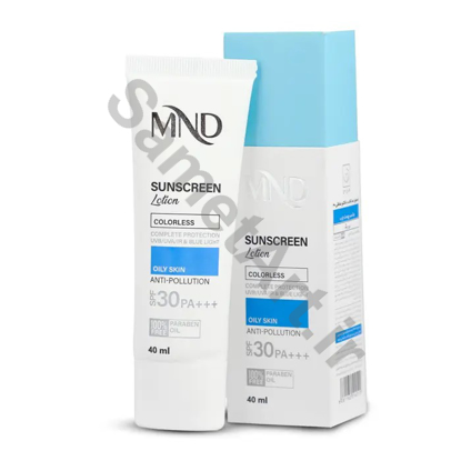 لوسیون-ضد-آفتاب-با-فاکتور-حفاظتی-30-spf-30-ام-ان-دی-مناسب-پوست-چرب