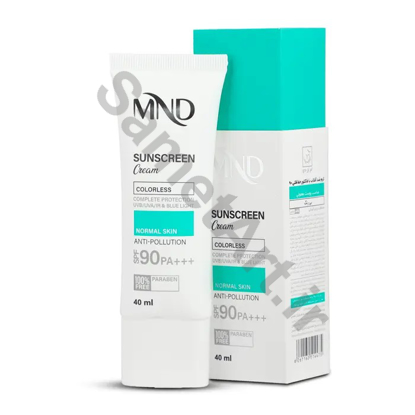 کرم-ضد-آفتاب-با-فاکتور-حفاظتی-90-spf-90-بی-رنگ-ام-ان-دی-مناسب-پوست-معمولی