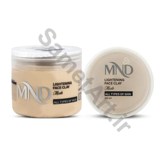 ماسک-صورت-روشنکننده-ام-ان-دی-حاوی-خاک-رس-مناسب-انواع-پوست