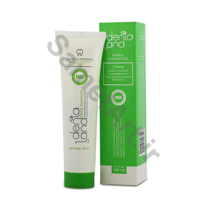 خمیردندان-گیاهی-دنتالند-حاوی-عصاره-میخک-و-درخت-چای-با-طعم-ریحان